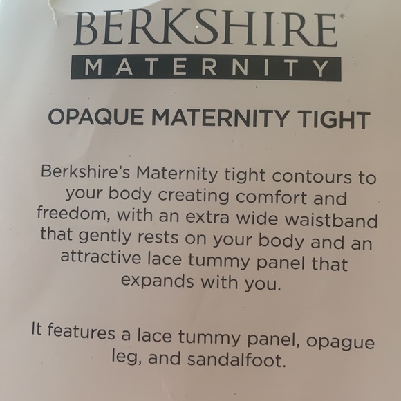 NEW Berkshire Maternity Opaque Sandal Foot Tights - Picture 5 of 5